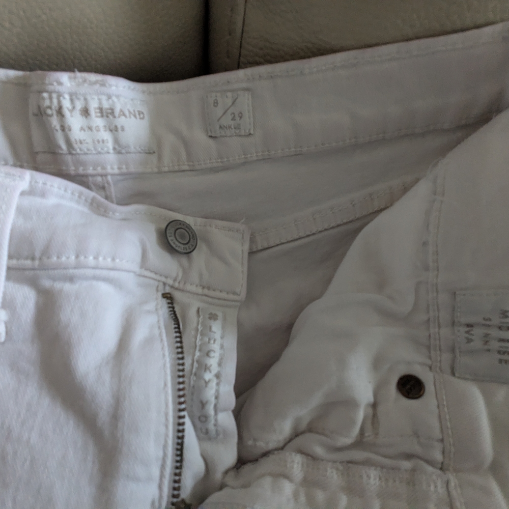 Lucky Brand Denim Jeans with White Accents - Picture 3 of 4